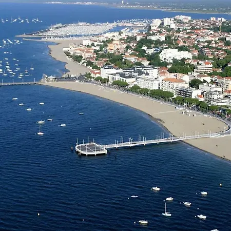 Bel Appt T2 Centre-Ville D'Arcachon Avec Terrasse Et Parking Exterior photo
